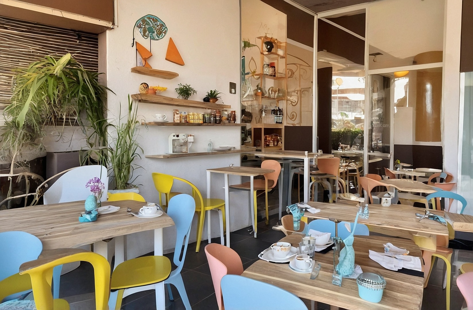 Delicias y café en el barrio